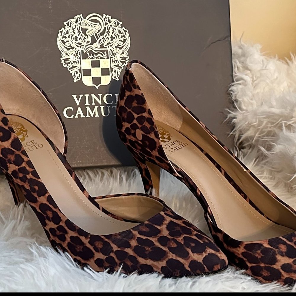 Vince Camuto Leopard Print Heels – Unleash Your Wild Side in Style!